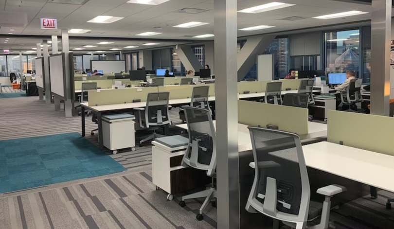 Wide shot of FourKites office
