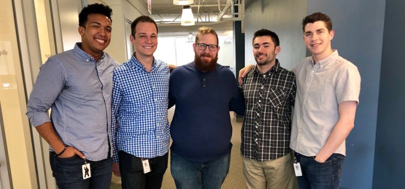 Fusion Risk Management dev team in group photo