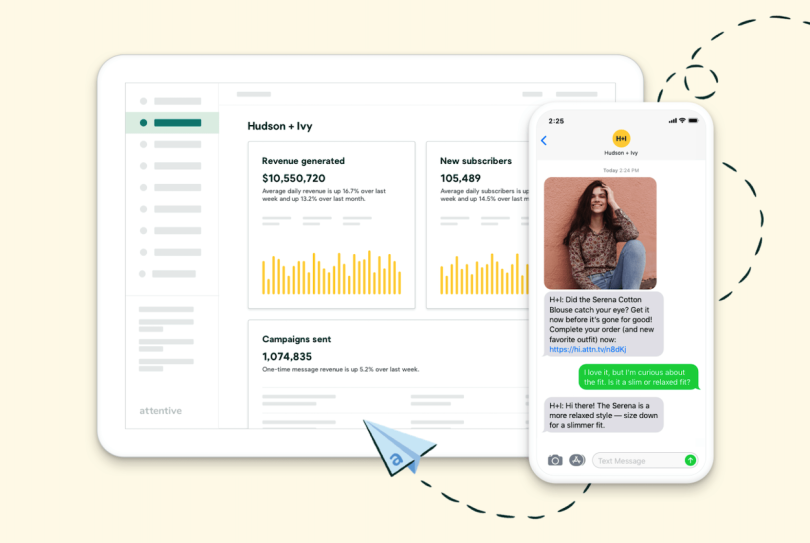 NYC-based Attentive raises another $40 million, bringing total funding raised in eight months to $150 million