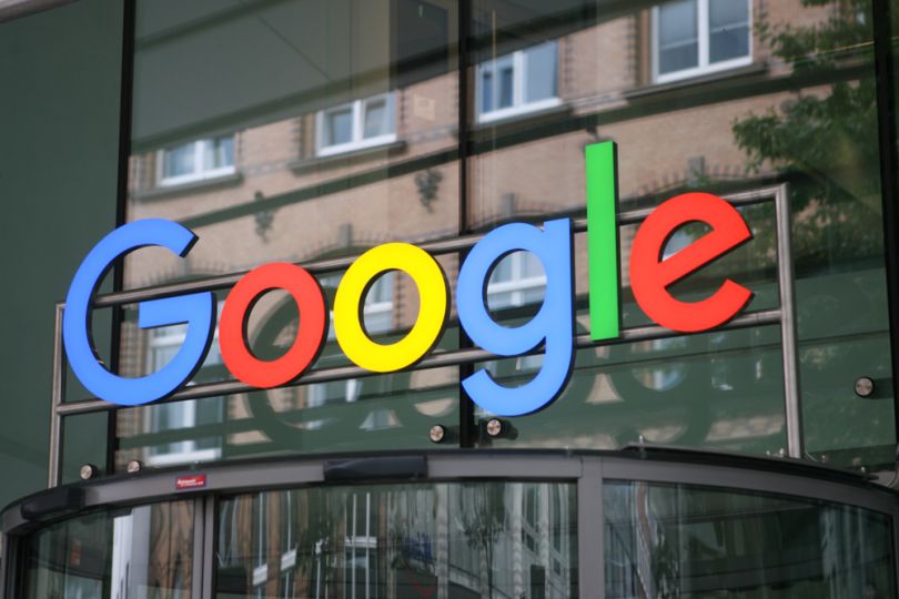 Google moniker at an office