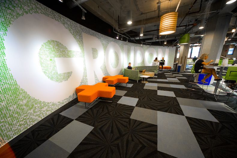 Groupon Chicago office interior