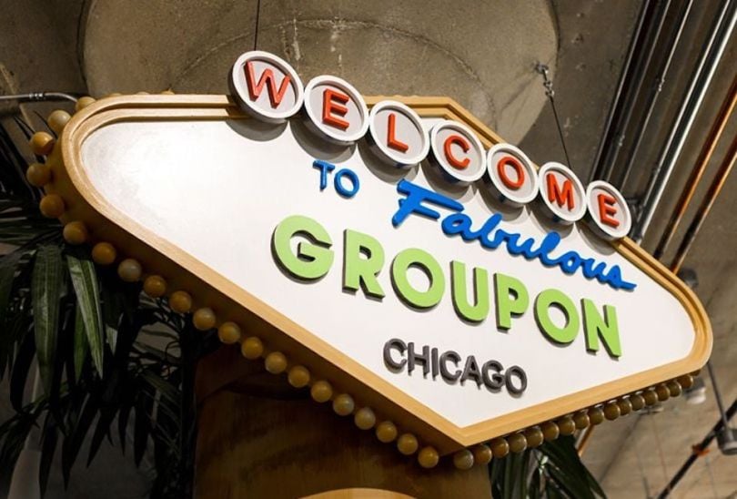 Groupon sign