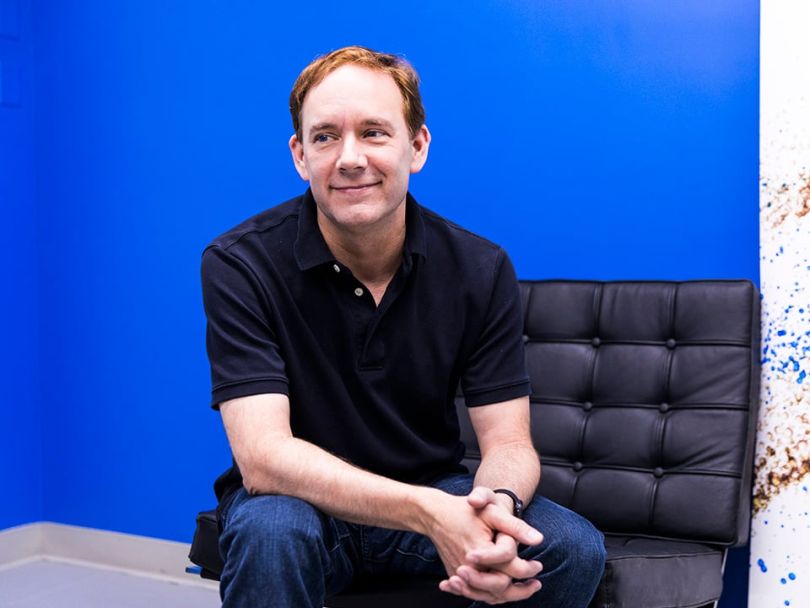 Catchpoint VP of Product Matt in the office