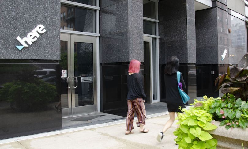 Outdoor shot of HERE Technologies office