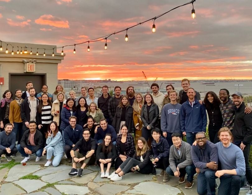 Ethic employees pose for a group photo