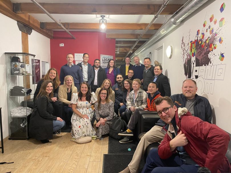 A group of Inspirant employees during a team outing.