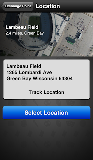 SeatSync for iOS 1.0 - Location View of Lambeau Field, Green Bay, WI