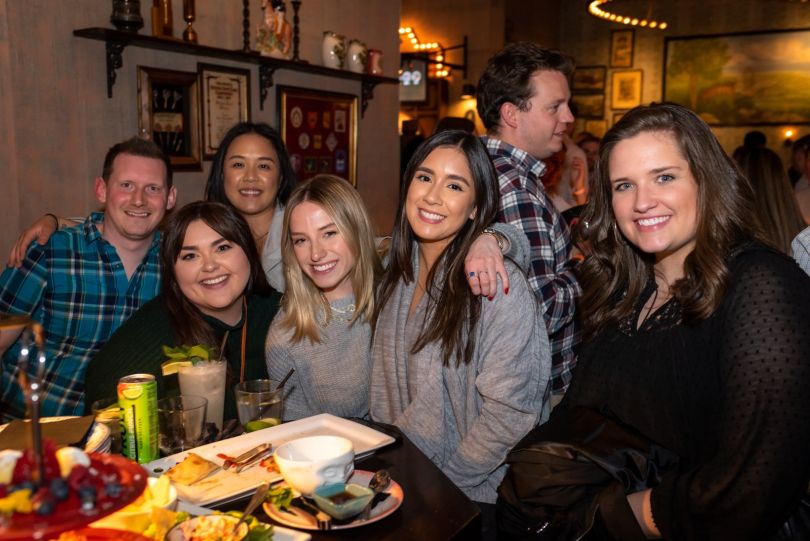 A group of Marcel Digital employees during a team outing.