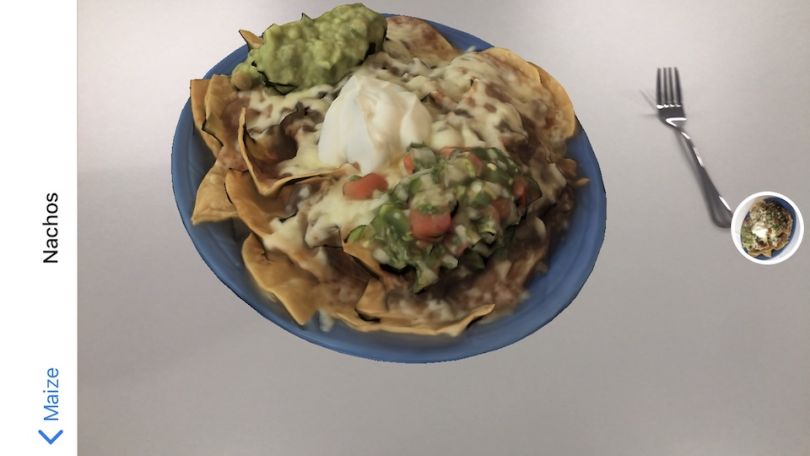 Menu3 augmented reality food startup