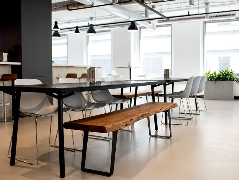 OneSpan's spacious, sunny dining room