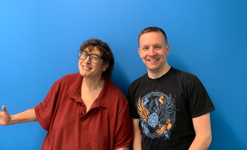 Two OppLoans engineers 