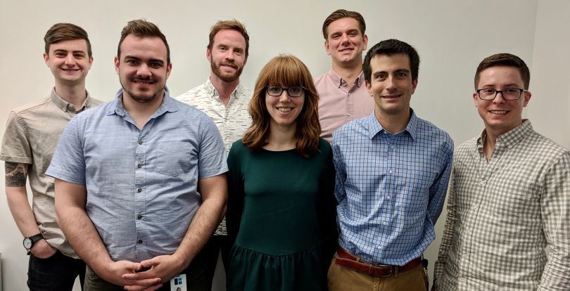 Pareto Intelligence team posing in their office