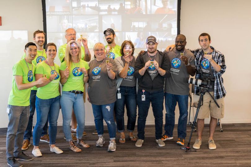 Paylocity team members in group photo
