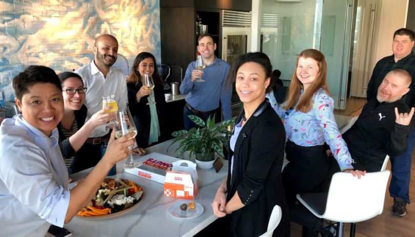 Price f(x) team at happy hour