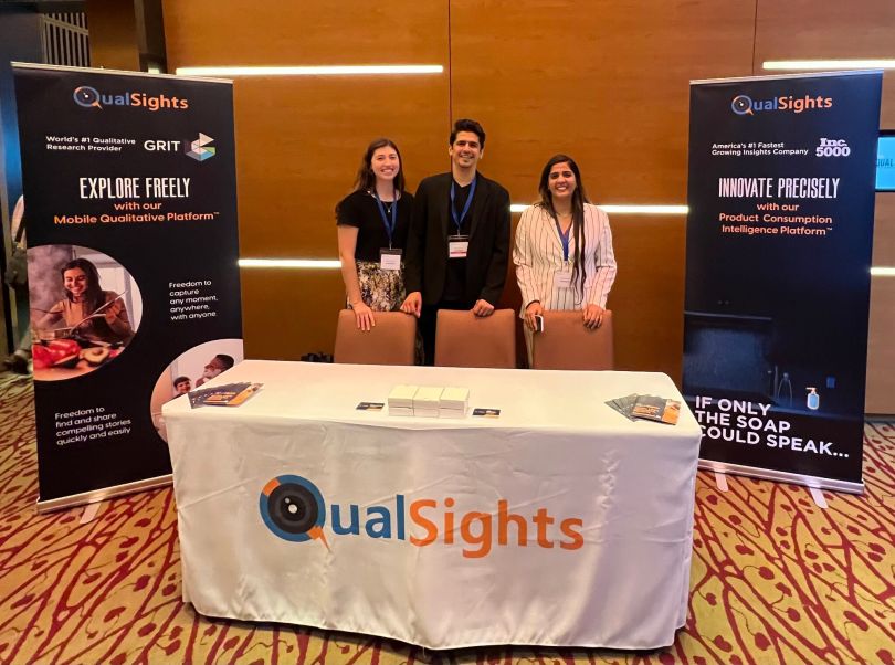 QualSights staff at convention