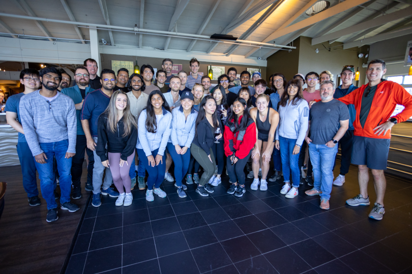 A group of Robust Intelligence employees during a team outing.