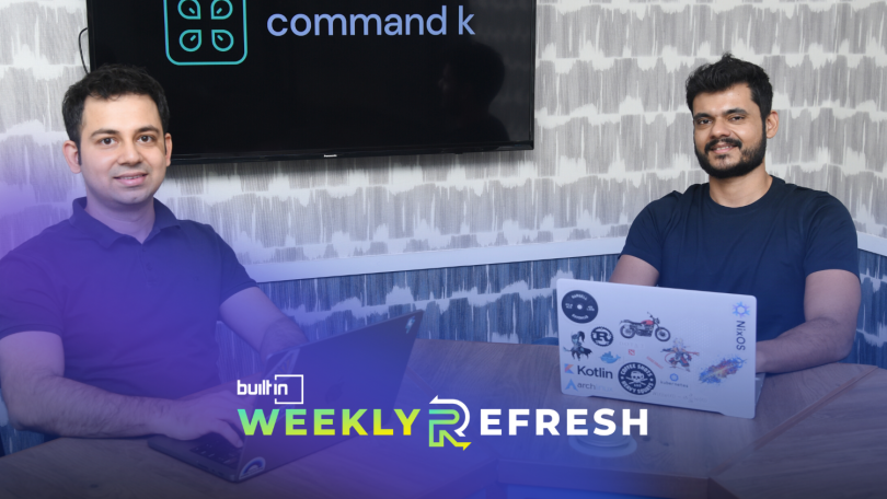 CommandK founders sit posed for a photo