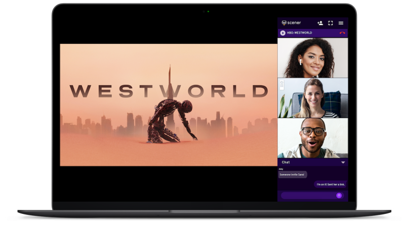 Seattle-based Scener partnered with HBO to let users host virtual streaming parties