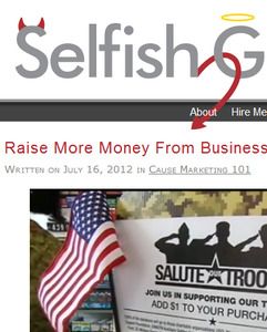 Selfish Giving Blog