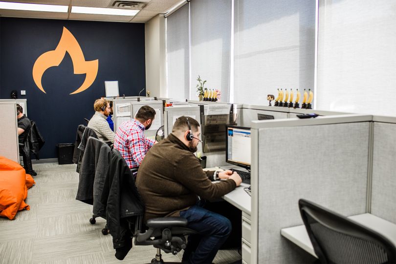 spark hire office workers