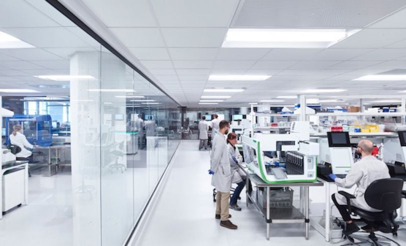 Tempus staff working in a lab