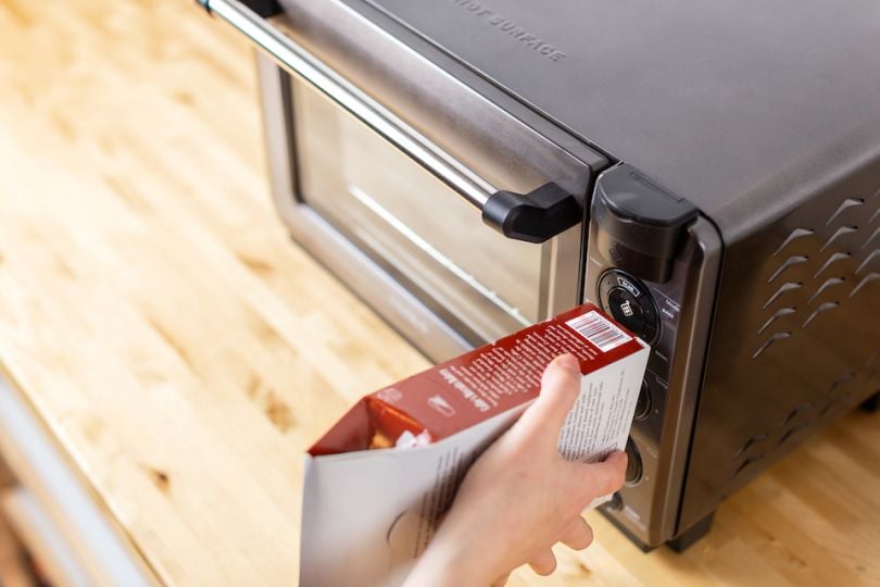 Tovala oven in use