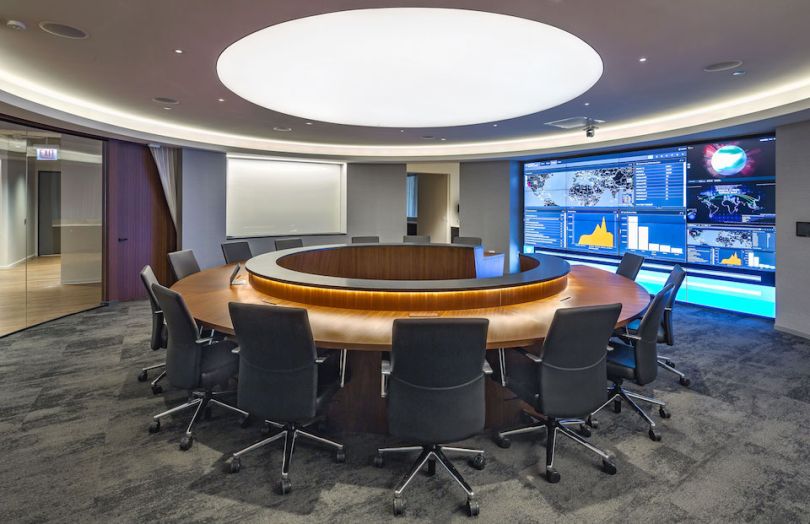 Trustwave Chicago office command center