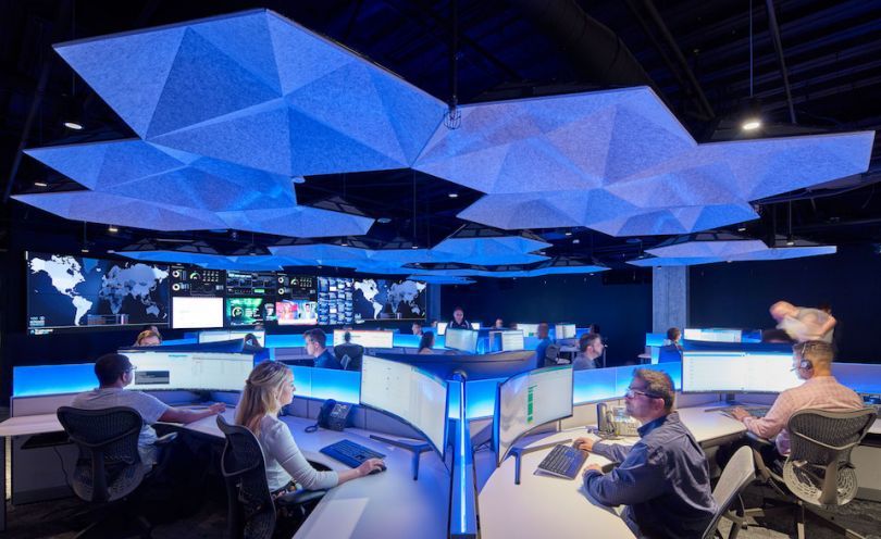 Trustwave security specialists working at their desks