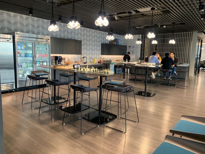 Inside of the Wish office