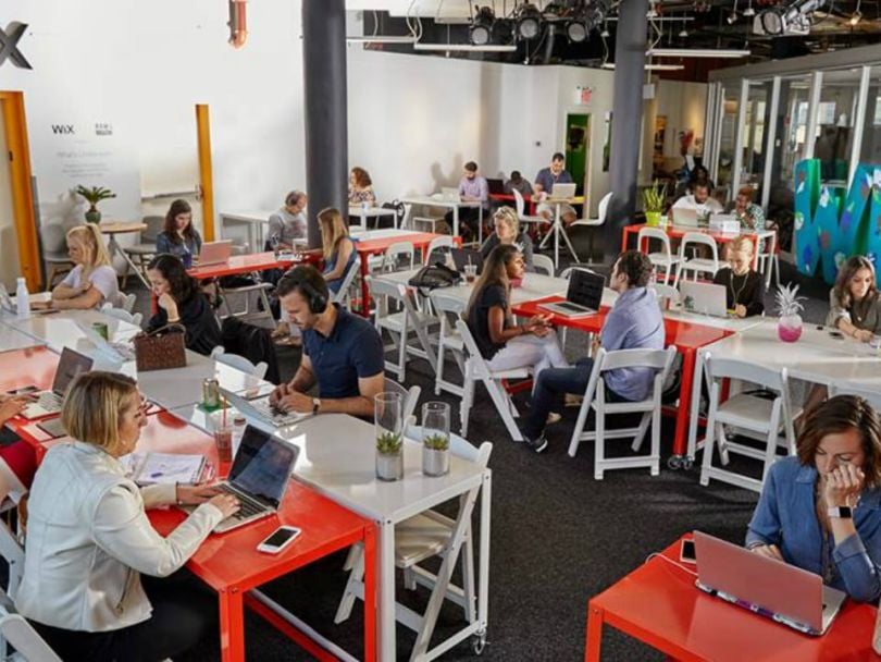 Wix co-working space Manhattan NYC