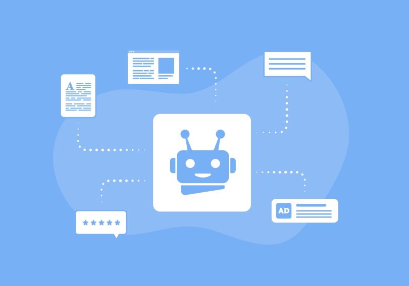 An image of a virtual chatbot is pictured.