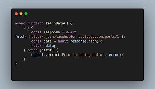 Async/await callback function code example.