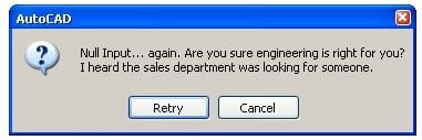 Example of an insulting error message