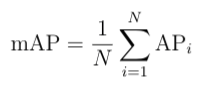 mAP formula for information retrieval