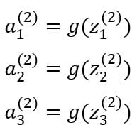 forward propagation computation continued