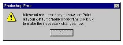 Another insulting error message.