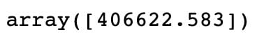 train test split array