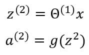 Vectorized forward propagation equation