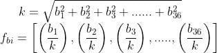 Value of K equation