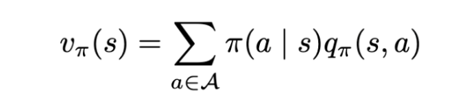 Solution for the state value function. 