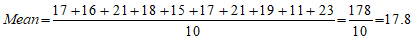 descriptive-statistics mean calculation