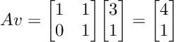 Multiplying Matrix A and vector V