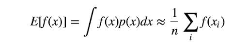 Estimation equation for E(f(x))