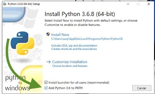 pip command not found Python installer image