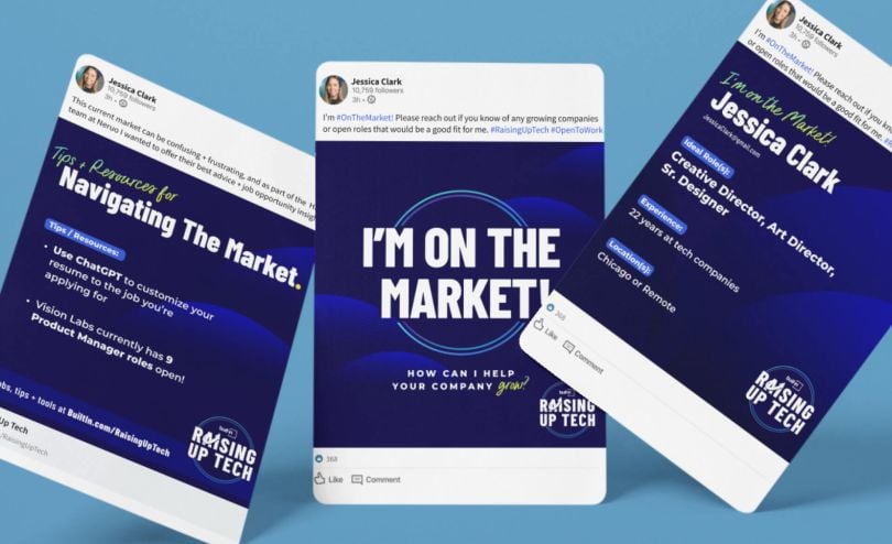 Raising Up Tech users social posts