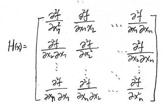 Definition 2.2 Hessian Matrix