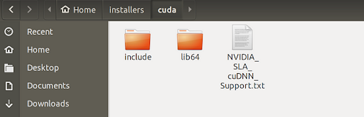 Copy contents from cuDNN into CUDA folder