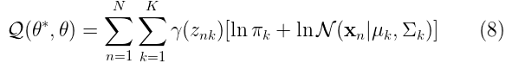 Replacing equation seven in six to create equation eight.