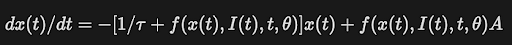 Liquid time constant equation