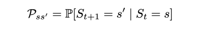 State transition probability. 